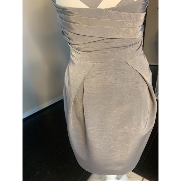 BCBGeneration strapless dress- Gray - Picture 3 of 5